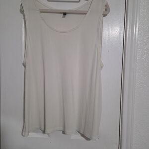 Eileen Fisher Ivory Silk Tank Top